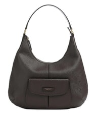THE BRIDGE MARTINA Schultertasche, Leder Mokka mit Gold - Damentaschen - 1