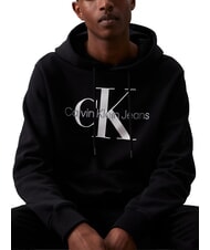 CALVIN KLEIN CKJ Baumwoll-Sweatshirt strahlend wei&szlig; - Sweatshirts Herren - 1