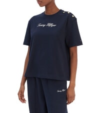 TOMMY HILFIGER TJ Signature Baumwoll-T-Shirt - T-Shirts und Tops f&uuml;r Damen