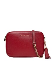MICHAEL KORS JET SET Kleine Schultertasche aus Leder Rot - Damentaschen - 1