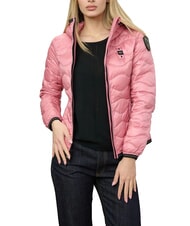 BLAUER CAMELIA Kurze, wattierte Daunenjacke mit Kapuze pink 409 - Daunenjacken f&uuml;r Damen - 1
