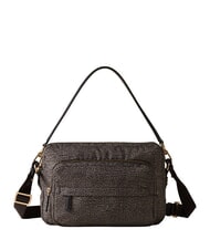 BORBONESE B-CLUB Schultertasche mit Schultergurt Teer - Damentaschen - 1