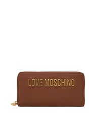 LOVE MOSCHINO BOLD LOVE Mittelgro&szlig;e Geldb&ouml;rse mit Rei&szlig;verschluss braun - Brieftaschen Damen - 1