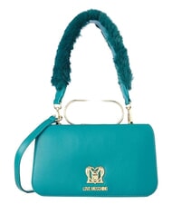 LOVE MOSCHINO SMART DAILY Schultertasche mit Schultergurt Gr&uuml;n - Damentaschen - 1