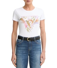 GUESS PALM TRIANGLE Baumwoll-T-Shirt - T-Shirts und Tops f&uuml;r Damen