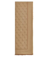 GUESS JACQUARD Monogramm-Schal BEIGE - Schals - 1