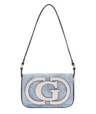 GUESS RUBY Umh&auml;ngetasche Denim-Logo - Damentaschen - 1