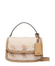 GUESS AUDREY                                   Handtasche mit Schulterriemen beige Logo - Damentaschen - 1
