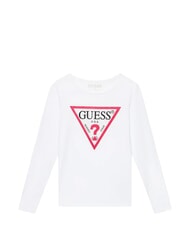 GUESS KIDS Langarm-T-Shirt mit Strasssteinen - Kinder-T-Shirt