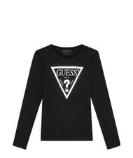 GUESS KIDS Langarmshirt mit Metallic-Streifen - Kinder-T-Shirt