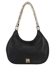 YNOT RACHEL Hobo-Schultertasche mit doppeltem Kettenhenkel Schwarz - Damentaschen - 1
