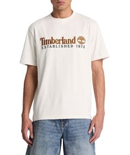 TIMBERLAND ESTABILISHED 1973 Baumwoll-T-Shirt vintage wei&szlig; - Herren-T-Shirts - 1