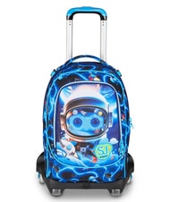 SJGANG SPACE LED BOY Treppensteig-Trolley-Rucksack - Rucks&auml;cke mit Trolleyfunktion