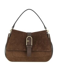 FURLA FLOW Handtasche mit Schulterriemen Schokoladent&ouml;ne - Damentaschen - 1