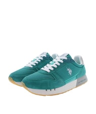 U.S. POLO ASSN. JAKE Sneaker aus gemischtem Leder Bayou Green - Herrenschuhe - 1