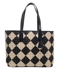 POLLINI HERITAGE Umh&auml;ngetasche schwarzes Elfenbein - Damentaschen - 1