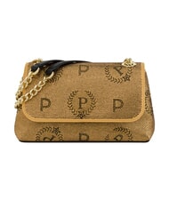 POLLINI HERITAGE Kleine Schultertasche mit Kette Platin - Damentaschen - 1