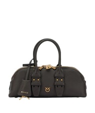 PINKO BOWLING Handtasche mit Schulterriemen Marascabraun-Antikgold - Damentaschen - 1
