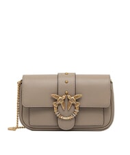 PINKO LOVE POCKET Mini-Schultertasche Seide wei&szlig;-antikgold - Damentaschen - 1