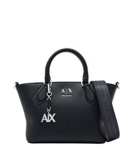 ARMANI EXCHANGE ISABEL Mini-Einkaufstasche mit Schultergurt Schwarz - Damentaschen - 1