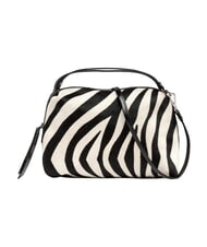 GIANNI CHIARINI ALIFA Lederhandtasche mit Schulterriemen schwarz-wei&szlig;es Zebra - Damentaschen - 1