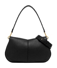 GIANNI CHIARINI HELENA ROUND Schultertasche aus Leder mit Schulterriemen Schwarz - Damentaschen - 1