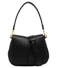 GIANNI CHIARINI HELENA ROUND Schultertasche aus Leder mit Schulterriemen Schwarz - Damentaschen - 1