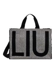 LIUJO ANIMALIER Handtasche mit Schulterriemen SCHWARZ - Damentaschen - 1
