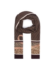 LIUJO ANIMALIER Schal rote Aubergine - Schals - 1