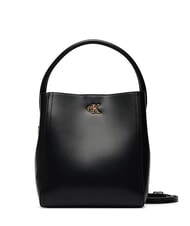 CALVIN KLEIN CK CONVERTIBLE Mini-Beuteltasche mit Schultergurt Schwarz - Damentaschen - 1