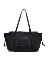 CALVIN KLEIN NYLON Einkaufstasche auf Schwarz - Damentaschen - 1