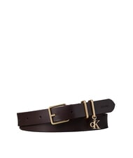 CALVIN KLEIN MONOGRAM Lederg&uuml;rtel k&ouml;stliches/ antikes helles Gold - G&uuml;rtel - 1