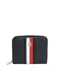 TOMMY HILFIGER TH ICON Mittelgro&szlig;e Geldb&ouml;rse, genarbt Raum blau - Brieftaschen Damen - 1