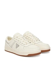 GUESS UDDENT Ledersneakers Elfenbein - Herrenschuhe - 1