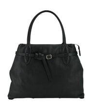 GABS ELIF Mittelgro&szlig;e Lederclutch mit Schulterriemen Schwarz - Damentaschen - 1