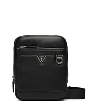 GUESS MONACO Ledertasche SCHWARZ - Umh&auml;ngetaschen Herren - 1