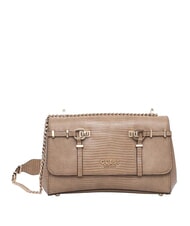 GUESS LEONA Schultertasche / Umh&auml;ngetasche BEIGE - Damentaschen - 1
