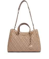 GUESS ISEMAY Handtasche mit Schulterriemen blasser Mokka - Damentaschen - 1