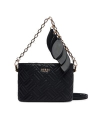 GUESS SALLY Mini-Schultertasche mit Schultergurt SCHWARZ - Damentaschen - 1