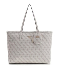 GUESS POWER PLAY 2 Einkaufstasche Logo in dunklem Taupe - Damentaschen - 1