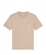 GUESS OVERSIZE Baumwoll-T-Shirt rehbraunes Taupe - Kinder-T-Shirt - 1