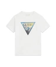 GUESS BASIC Baumwoll-T-Shirt purwei&szlig; - Kinder-T-Shirt - 1