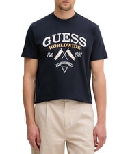 GUESS FLAGS AND CORD Baumwoll-T-Shirt smartblue - Herren-T-Shirts - 1