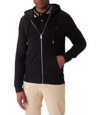 GUESS BASIC Sweatshirt mit durchgehendem Rei&szlig;verschluss jetbla - Sweatshirts Herren - 1