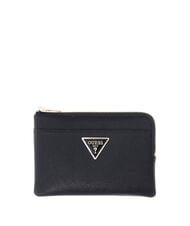 GUESS LAUREL 2 M&uuml;nzbeutel SCHWARZ - Brieftaschen Damen - 1