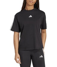 ADIDAS 3 STRIPES Sport-T-Shirt, reine Baumwolle Schwarz - T-Shirts und Tops f&uuml;r Damen - 1