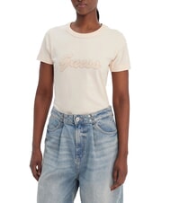 GUESS 3D SCRIPT Baumwoll-T-Shirt - T-Shirts und Tops f&uuml;r Damen