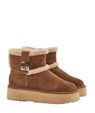 GAUD&Igrave; LELLA Wildleder-Ankle-Boots COGNAC - Damenschuhe - 1