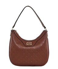 GAUD&Igrave; LEA Hobo-Schultertasche mit Schultergurt BRAUN - Damentaschen - 1