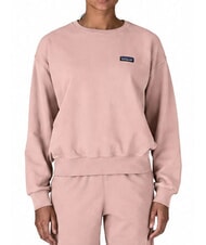 PATAGONIA DAILY Geripptes Sweatshirt aus reiner Baumwolle rosa Frost - Sweatshirts Damen - 1